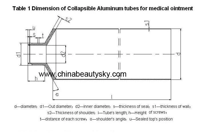 Dia. 30mm 6 Color Printing Packaging Cosmetic Hair Color Body Care Flexible Aluminum Containers Tube